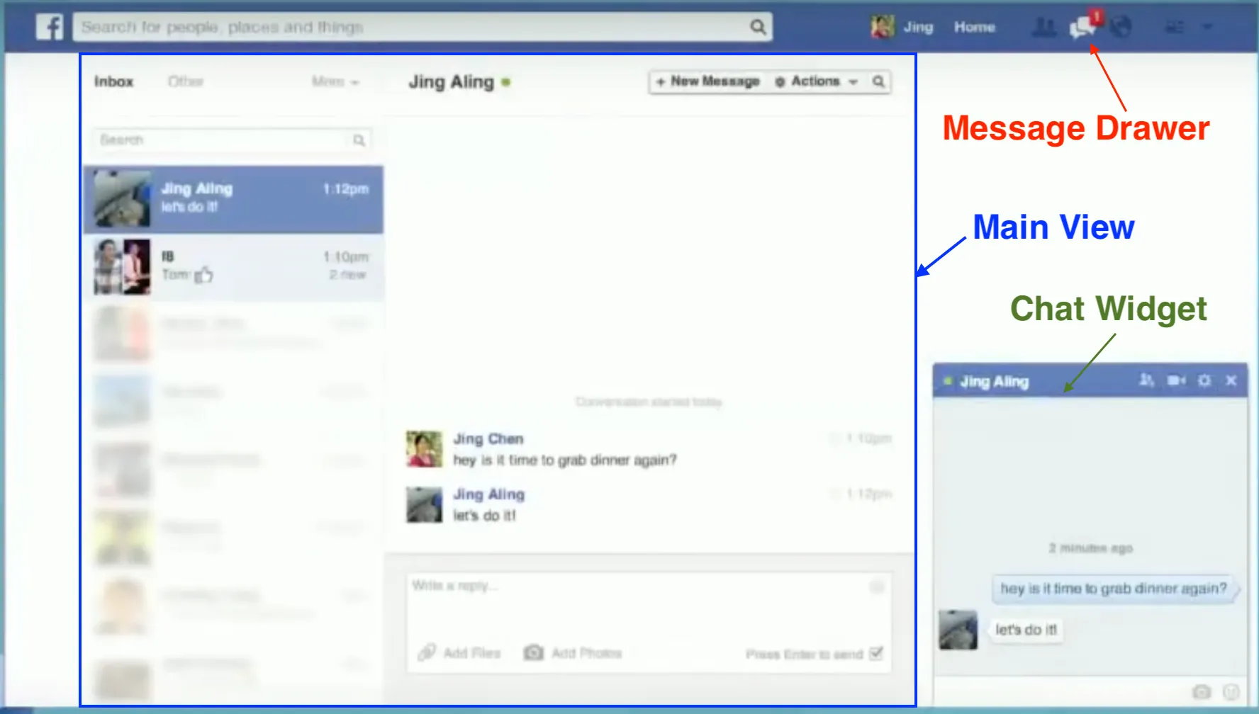Picture of Facebook UI Chat Phantom Messages